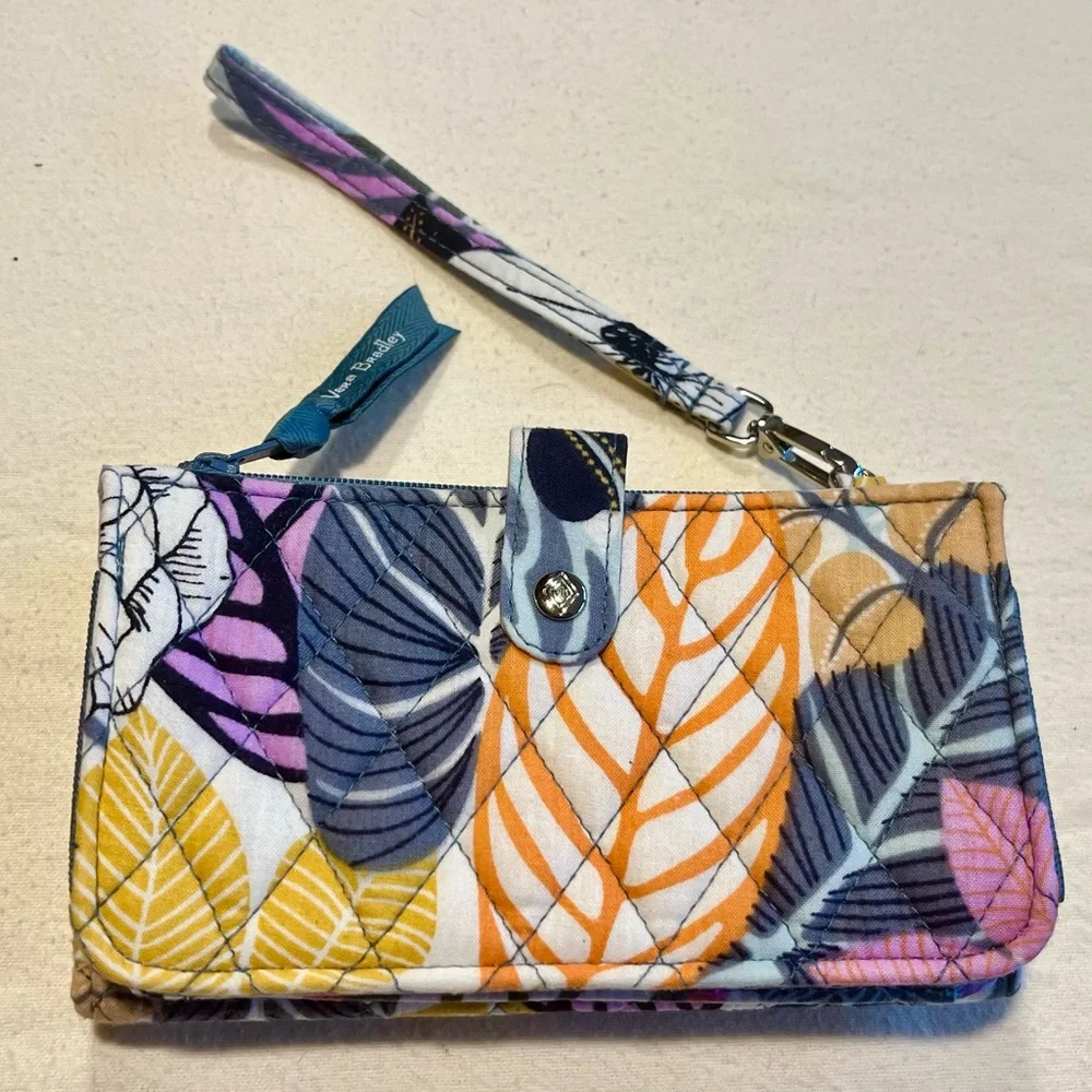 Vera Bradley Floral Wristlet Clutch